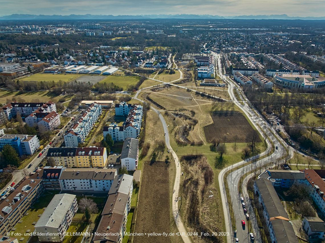 20.02.2023 -  der verschwundene Hachinger Bach in Neuperlach und Berg am Laim